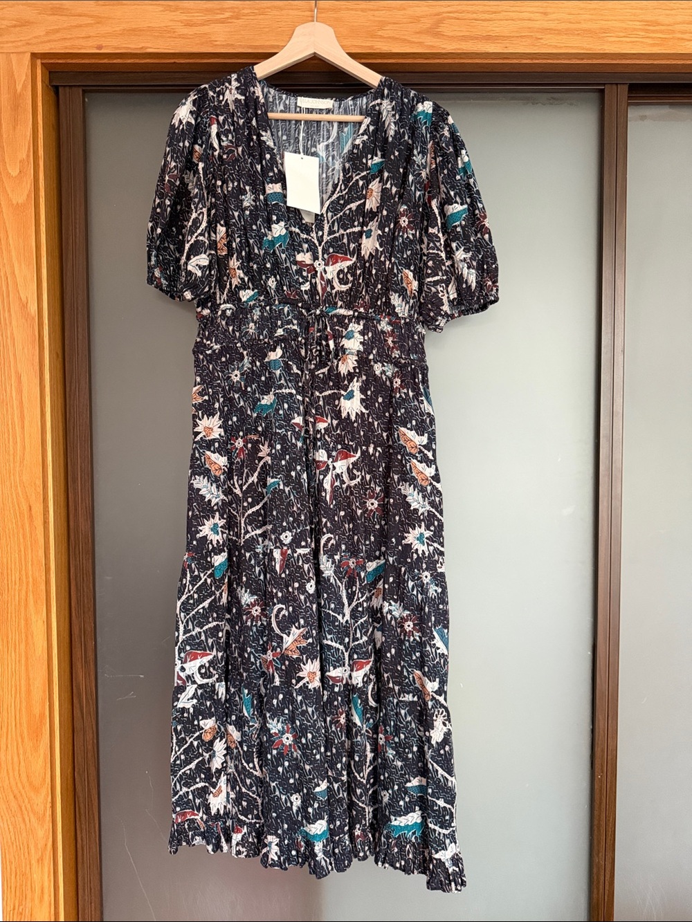 Ulla Johnson puff sleeve midi dress
